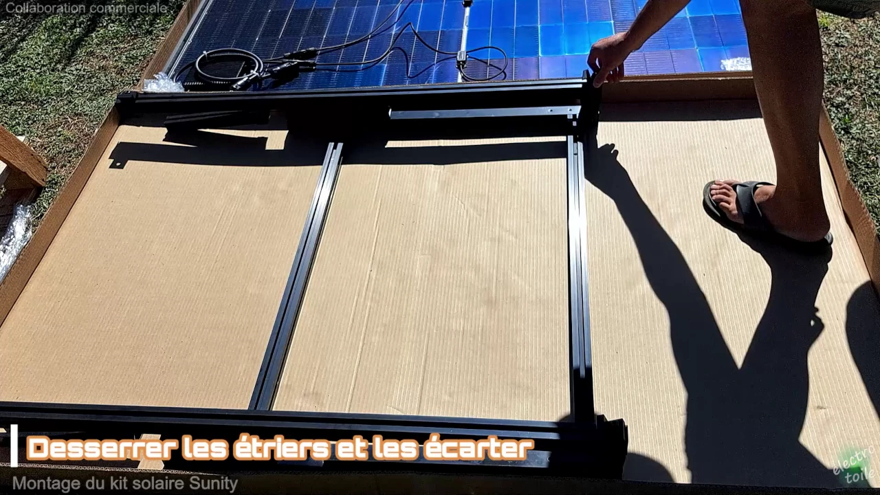 comment assembler le panneau solaire Sunity ?