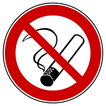 affiche défense de fumer