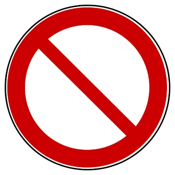 affiche d'interdiction
